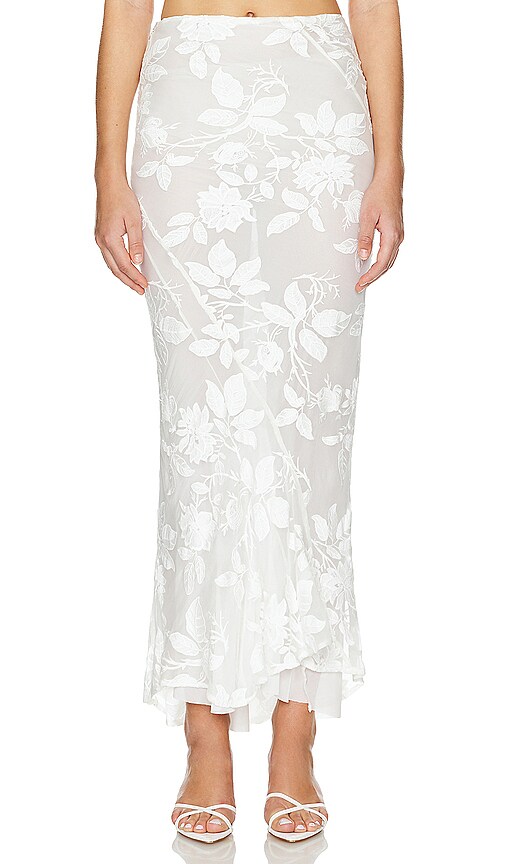 JBQ Sevy Skirt in Off White