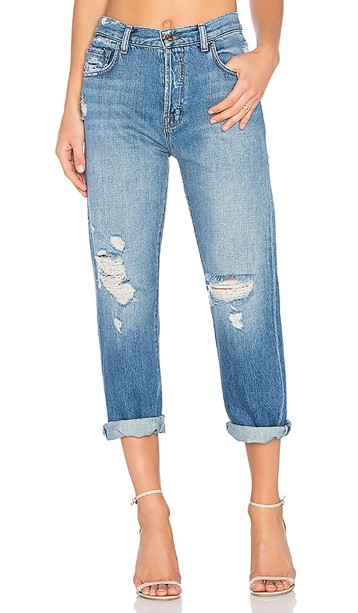 j brand ivy high rise crop