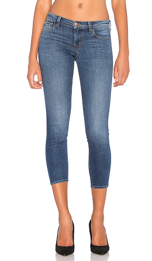 j brand 9326 low rise crop skinny jeans