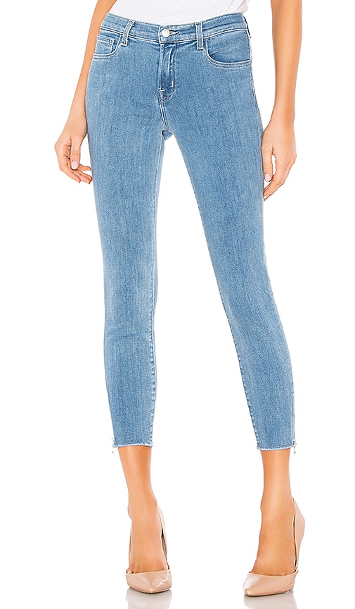 j brand 835 mid rise crop skinny jeans