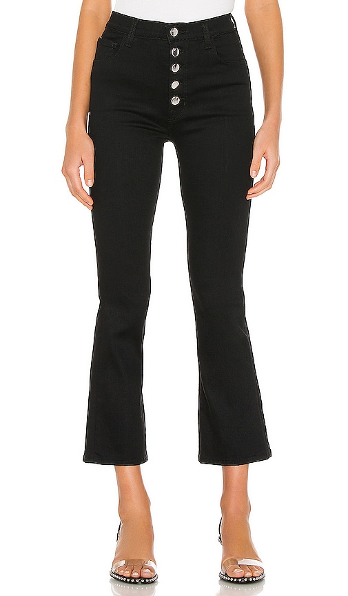j brand cropped flare jeans