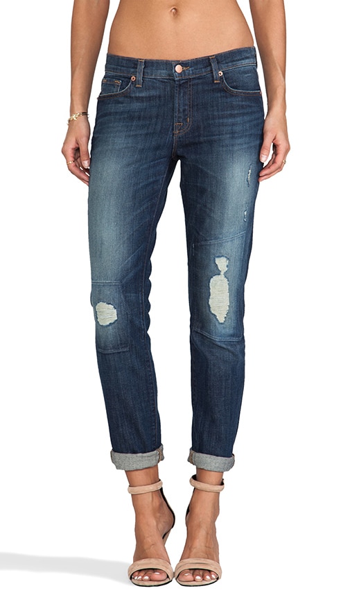 Midori Patch Boyfriend Skinny