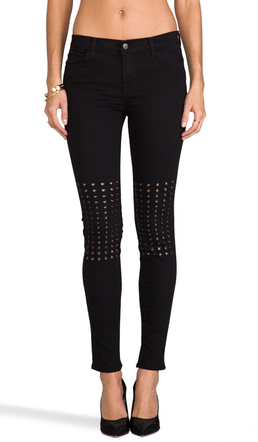 Ingrid Grommet Knee Skinny