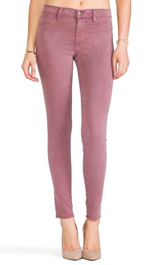 French Sateen Midrise Skinny