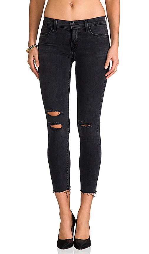 j brand mid rise crop skinny