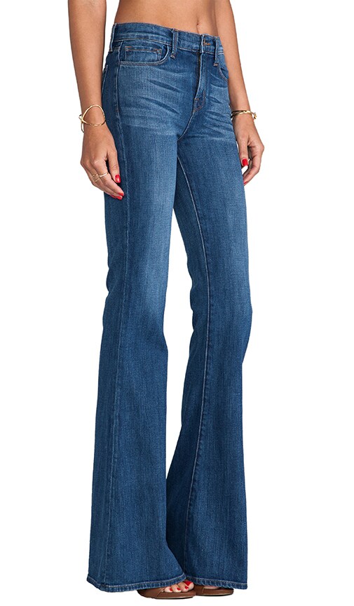 j brand valentina high rise flare