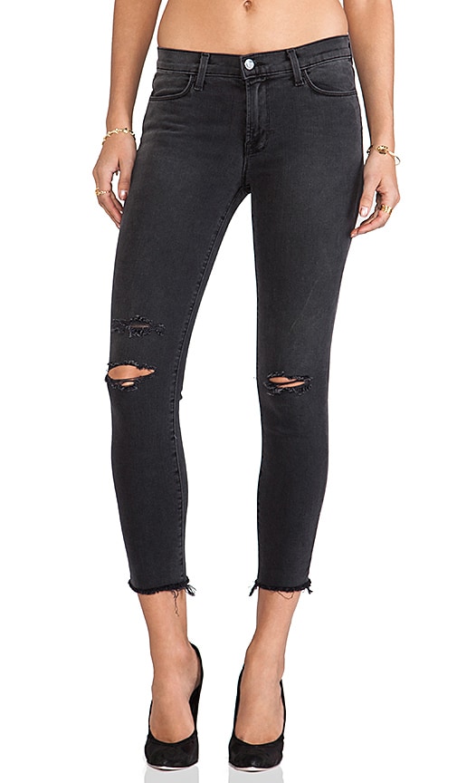 j brand cropped skinny blue mercy