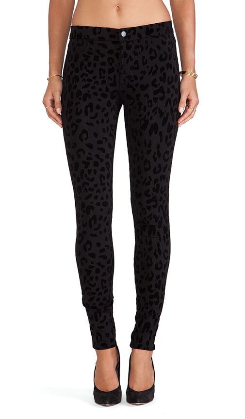 black leopard jeans