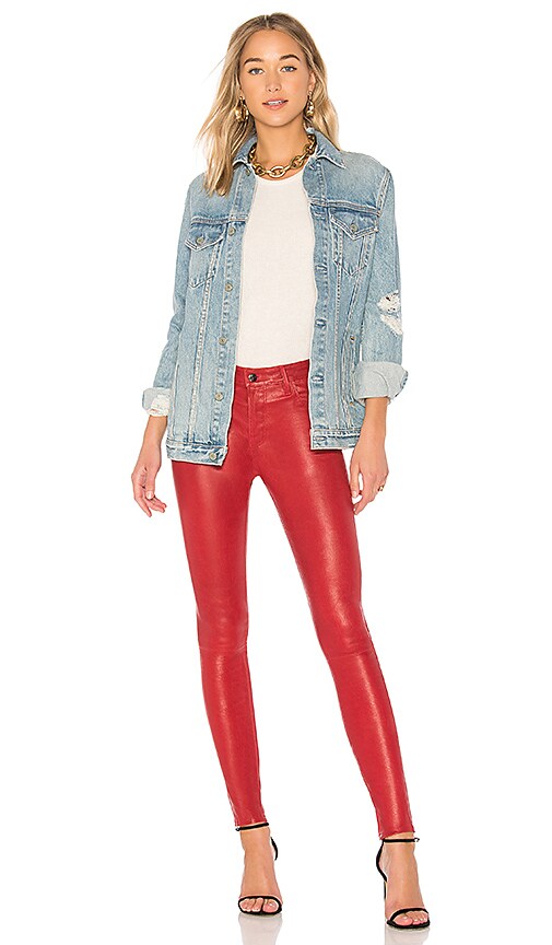 j brand maria leather pants