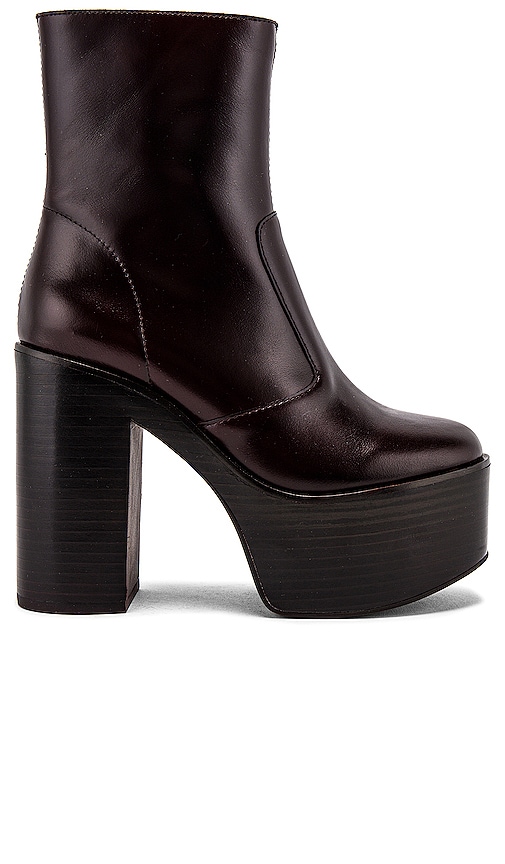 Jeffrey Campbell Mexique Big Platform Ankle Boot in Brown | REVOLVE