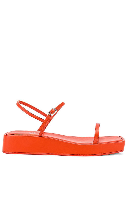 Jeffrey Campbell Leontius Flatform Sandal in Orange | REVOLVE