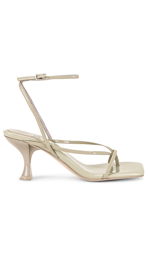 Jeffrey Campbell Fluxx Mule Sandal in Grey Patent | REVOLVE