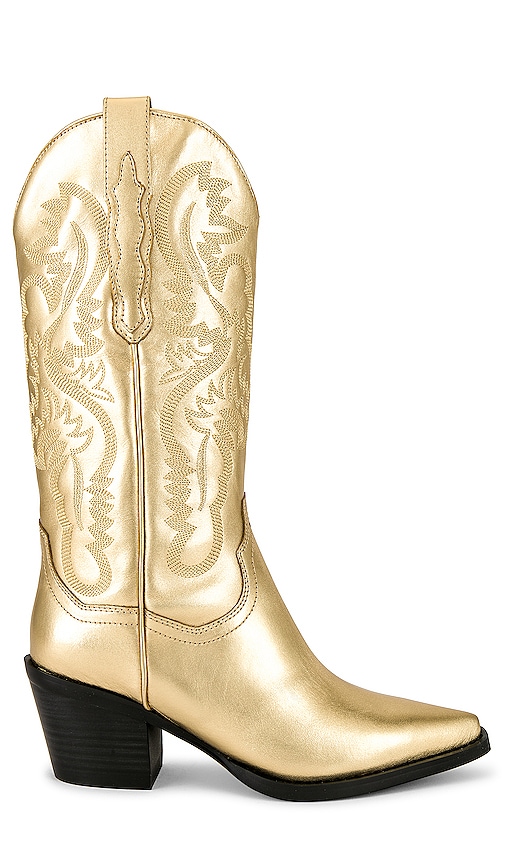 Jeffrey Campbell Dagget Boot in Gold | REVOLVE