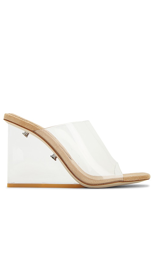 Jeffrey Campbell Acetate Wedge Sandal In Clear