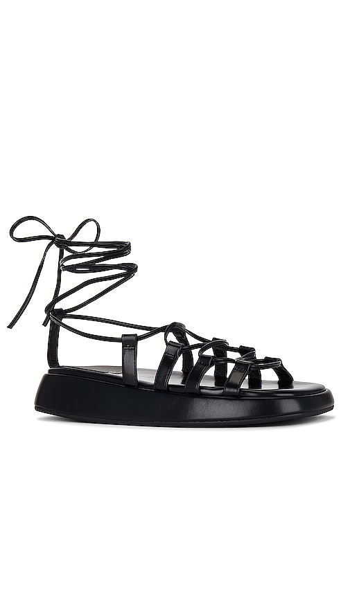 Shop Jeffrey Campbell Innovate Sandal In Black
