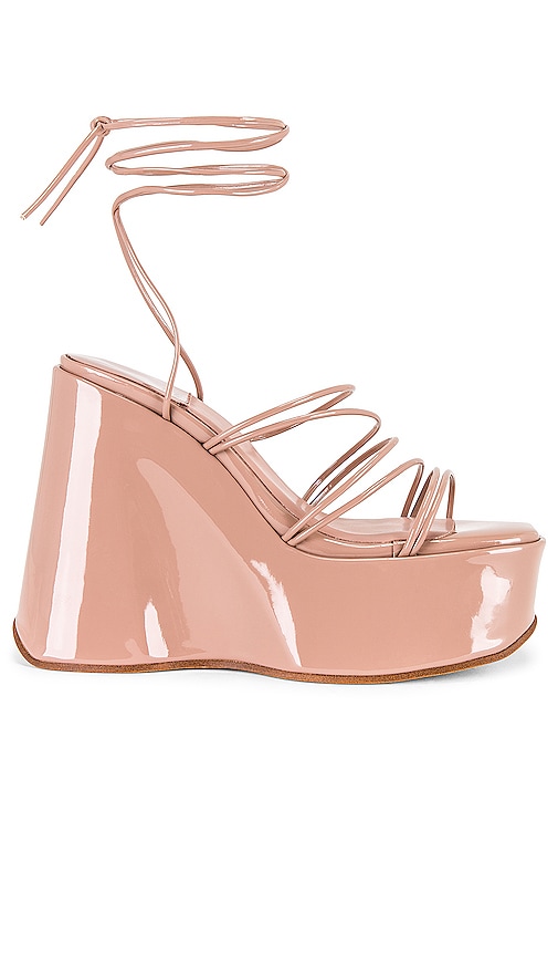 Jeffrey Campbell Levels Sandal In Nude