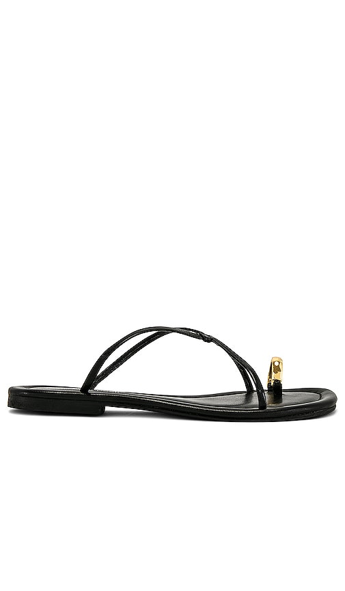 Jeffrey Campbell Pacifico Sandal in Black Gold | REVOLVE