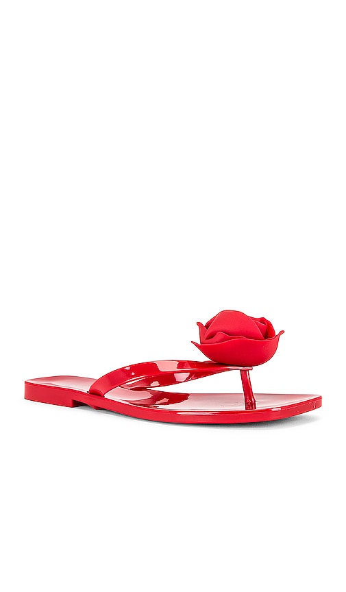 Shop Jeffrey Campbell So Sweet Sandal In Red