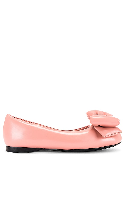 Shop Jeffrey Campbell Bow-out Flat In Pink