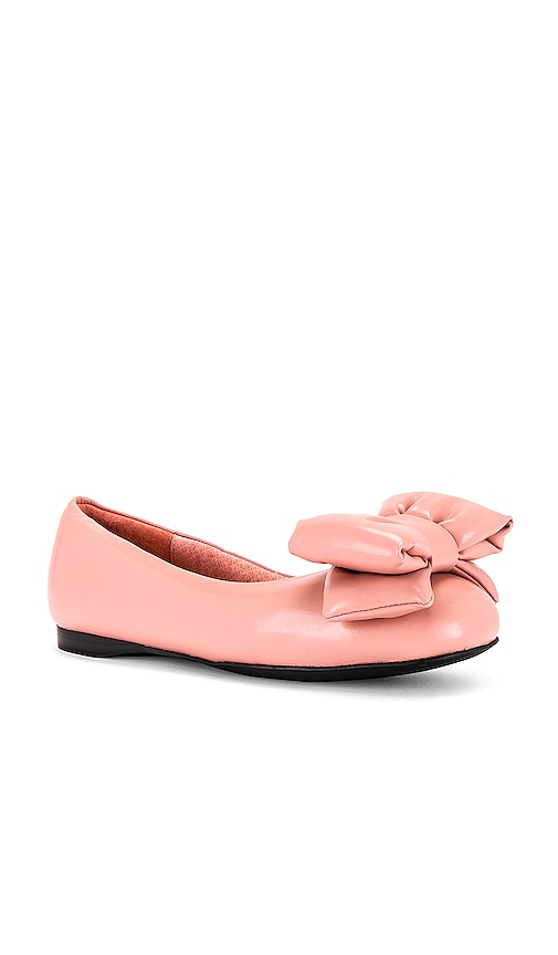 Shop Jeffrey Campbell Bow-out Flat In Pink