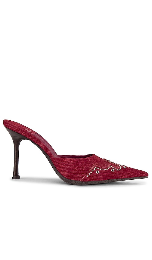Jeffrey Campbell Bite-Me Mule in Red