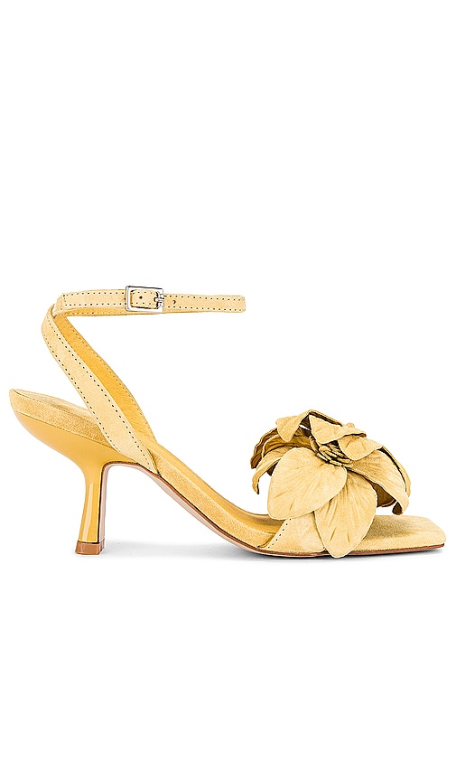 Jeffrey Campbell Honolulu Heel in Yellow Suede