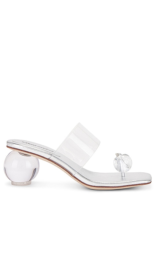 Jeffrey Campbell Latus Sandal in Silver Clear