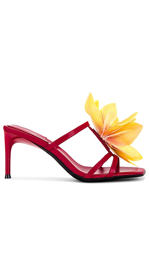 Jeffrey Campbell Mauna-Kea Sandal in Red Yellow Combo