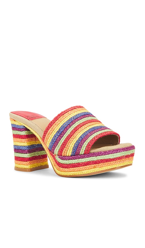 Shop Jeffrey Campbell Cabana Sandal In Colorful Jute
