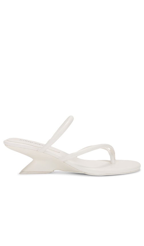 Shop Jeffrey Campbell Lelia Sandal In 奶油色