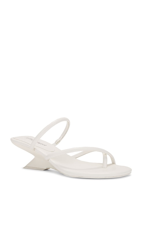 Shop Jeffrey Campbell Lelia Sandal In 奶油色