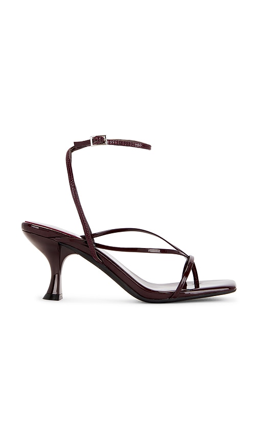 Shop Jeffrey Campbell Fluxx Sandal In Wine Patent