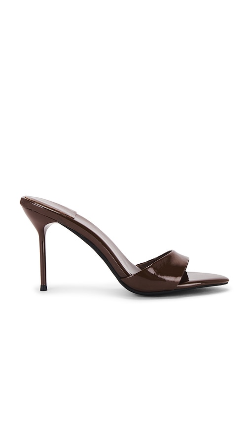 Shop Jeffrey Campbell Ce Soire Mule In Brown Patent