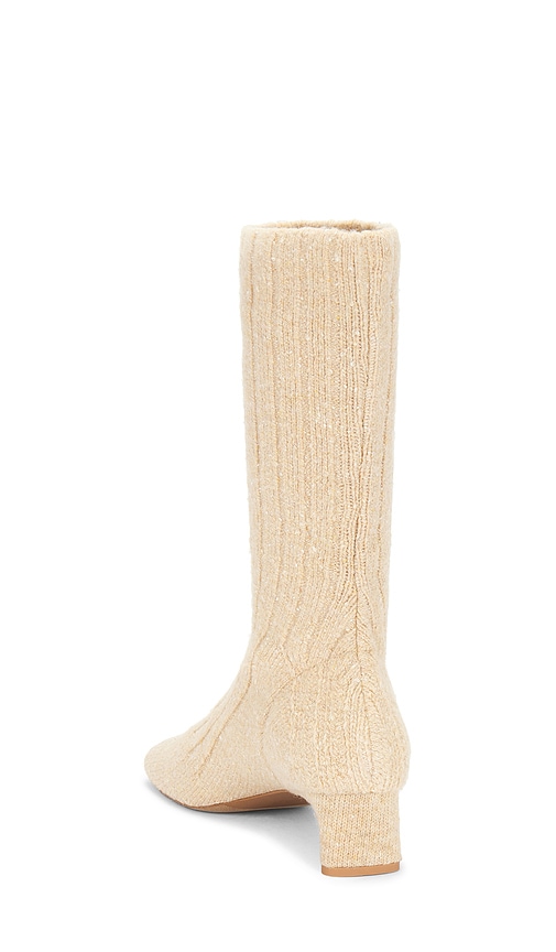  Jeffrey Campbell Boots Fitted In Cream. Größe 7.5. Also In 8. 