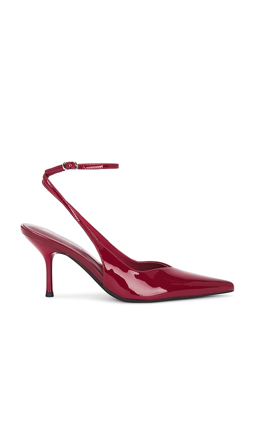 Shop Jeffrey Campbell Executive Pump In Cherry Red Patent