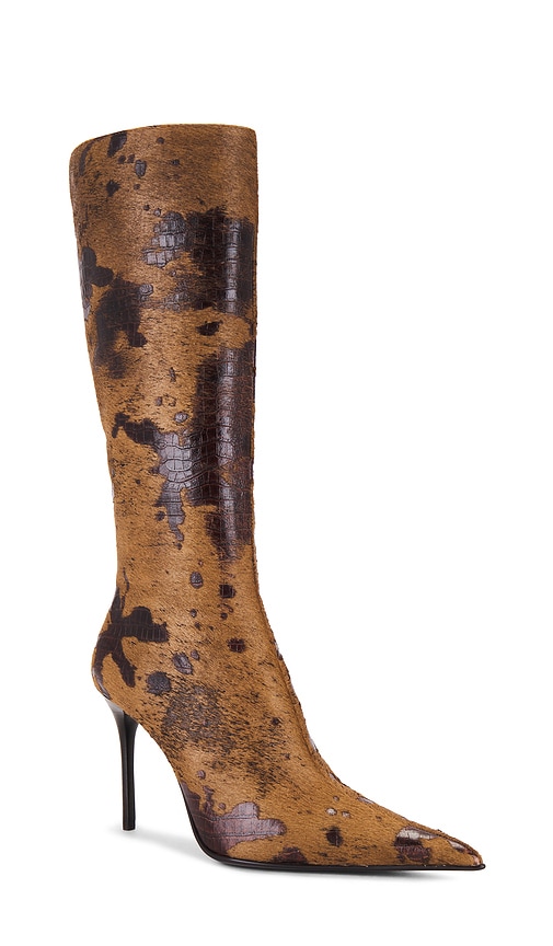 Jeffrey Campbell Proposal-f Boot In Brown Croco