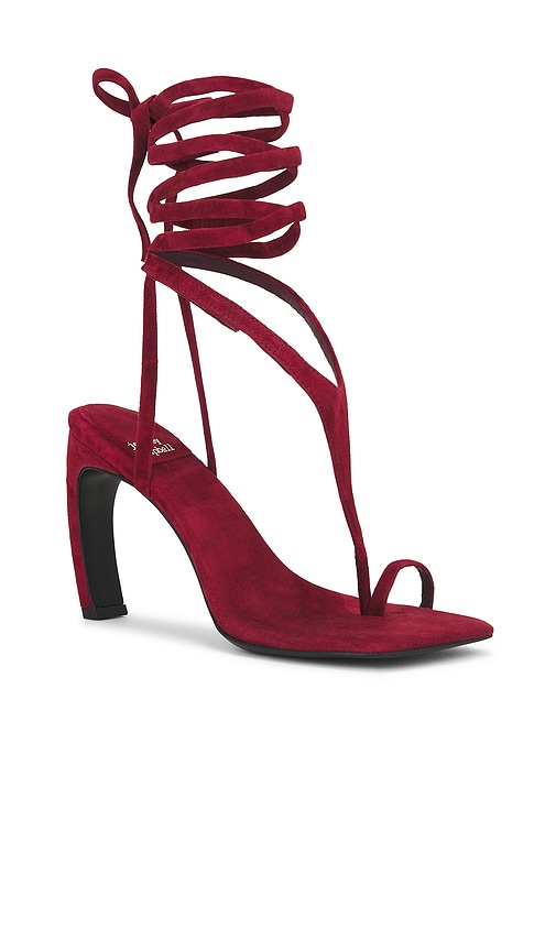 Jeffrey Campbell Bon-bon Heels In Wine Suede