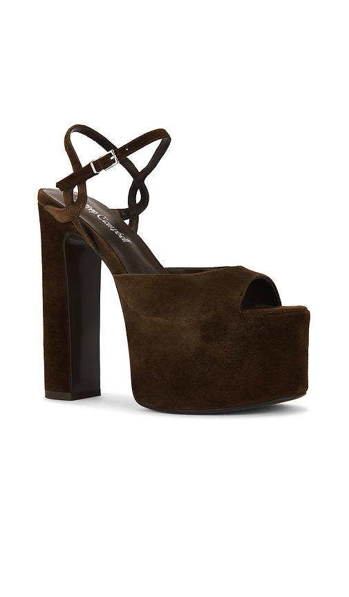 Jeffrey Campbell Ever-last Sandal In Brown