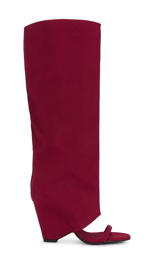 Shroud Boot in Wine. - size 10 (also in 6, 6.5, 7, 7.5, 8, 8.5, 9, 9.5) - Jeffrey Campbell - Modalova