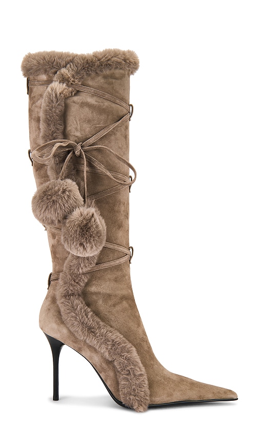 Jeffrey Campbell Chilly Boot In Brown