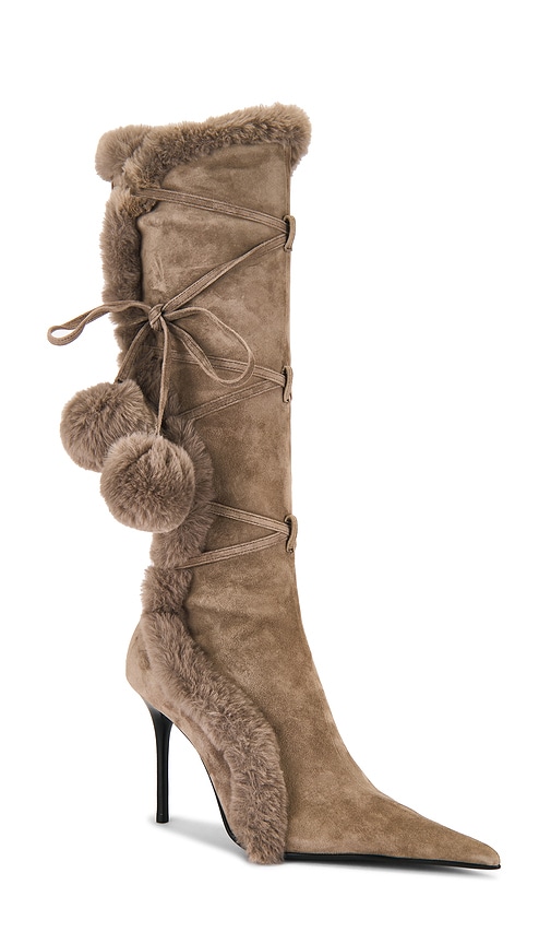Jeffrey Campbell Chilly Boot In Brown