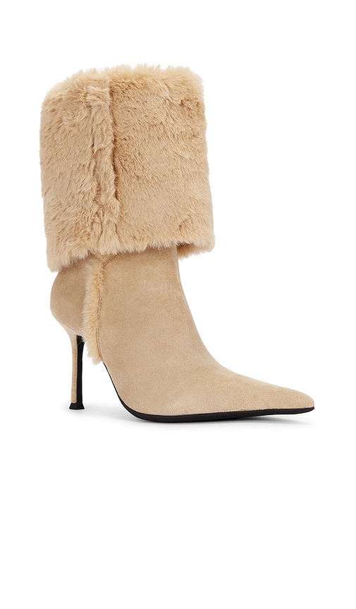  Jeffrey Campbell Fennec-f Boot In Beige. Size 7. Also In 9, 9.5, 10. 