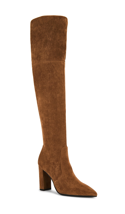 Jeffrey Campbell Marisah Over The Knee Boot In Brown