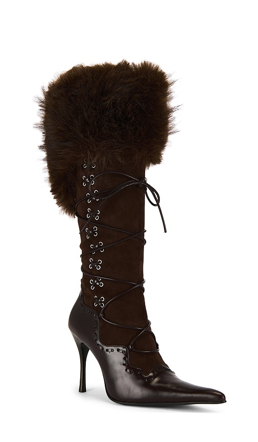 Jeffrey Campbell Verbier-f Boot In Brown