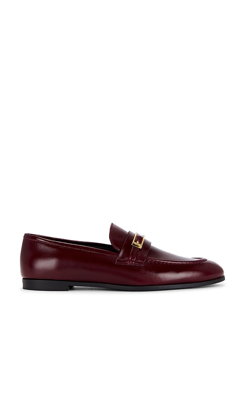Jeffrey Campbell Loafed Flat In Burgundy