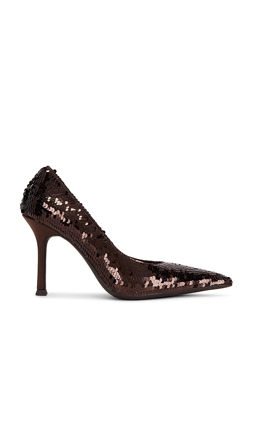 Jeffrey Campbell Risk-seq Pump In Brown