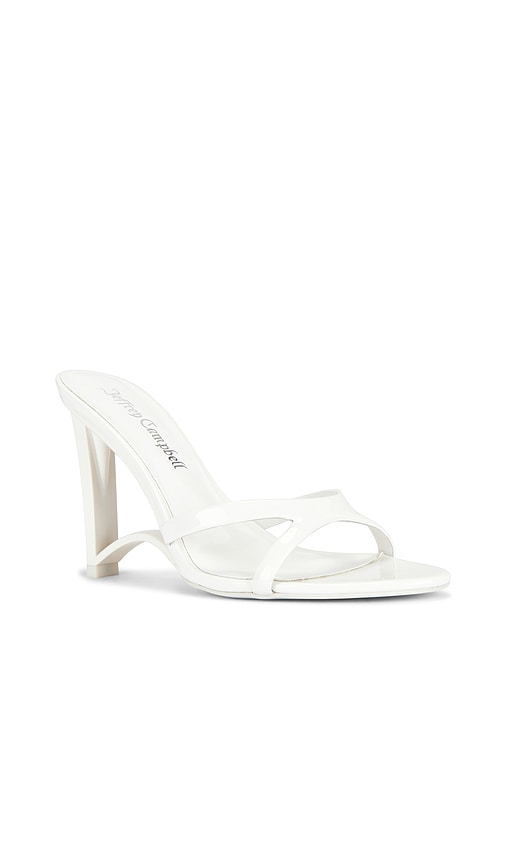  Jeffrey Campbell Sandalia Absentia En Color Blanco Talla 10  (también En 11, 6, 6.5, 7, 8, 8.5, 9, 9.5). 
