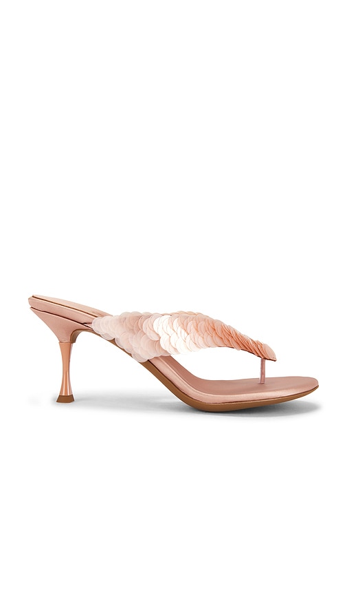 Jeffrey Campbell Bopz Sequin Sandal in Blush. - size 6 (also in 6.5, 7, 8)