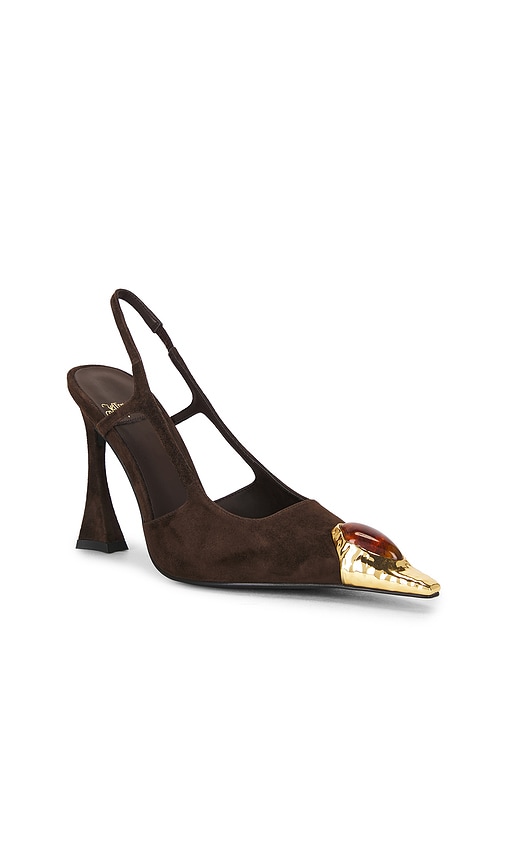 Jeffrey Campbell Escarpin Sorcerer En Brown,metallic Gold. Taille 10. Also En 6, 6.5, 7, 7.5, 8, 8.5, 9, 9.5. 