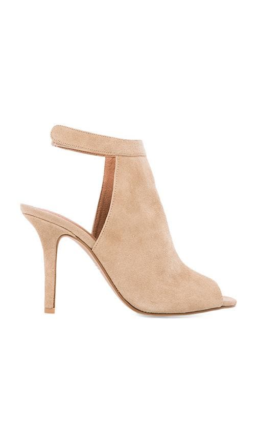 nude open toe booties